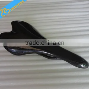 2015 New Arrival Small Size Road Bike Saddle,black Carbon Saddle Bicycle Saddle Finished Glossy thumbnail-4
