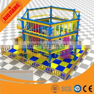 Ropes Obstacle Course, Exercise Used Indoor Playground Equipment Sale thumbnail-1