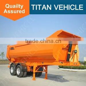 Titan Aluminum Tractor Hydraulic Small Farm Dump Trailer for Sale thumbnail-1