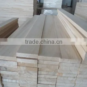 Indoor Paulownia Wooden Louvered Window thumbnail-1