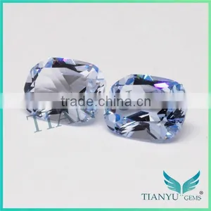 Wholesale Loose Gemstones 8x10mm Sea Blue Color 104# Cushion Shape Spinel Gemstone Semi Precious Stone thumbnail-3