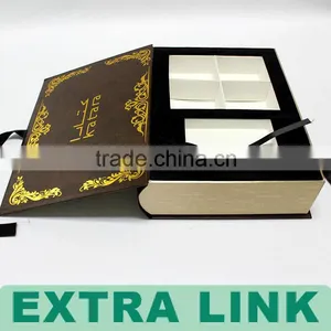 Top Sell Fake Book Foil Golden Logo the Best Chocolate Packaging thumbnail-4