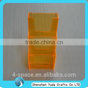 3 Tiers Homemade Wholesale Plexiglass Acrylic Brochure Display, Flyer Stand for Leaflet Displaying thumbnail-4