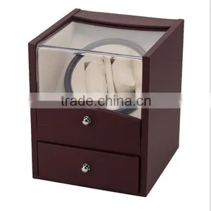 Chinese Factories Wholesale Custom Electric Rotary Watches Boxes, High-grade Wooden Display Box thumbnail-5