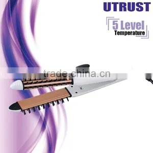 2016 Hot Selling New Designed 450 Degrees Gorgeous 2 in 1 Low Price Hair Straightener Hair Curler thumbnail-1
