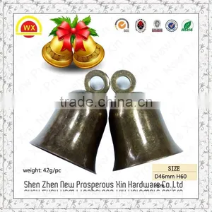 New Design Cheaper Hand Metal Christmas Jingle Brass Bell In Stock thumbnail-4