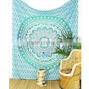 Ombre Indian Mandala Tapestry thumbnail-1