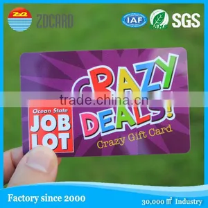 Custom Size Glossy Laminated Spot UV Pvc Card thumbnail-1