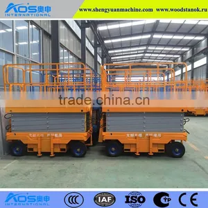 Chinese Shandong Aos Car Scissor Lift for Overseas Selling thumbnail-1
