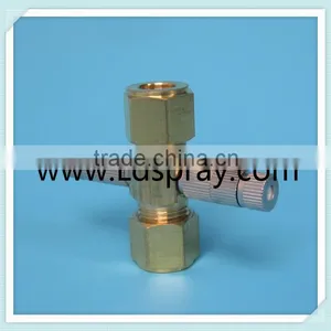 Brass Threaded Ferrule Type 3/8 Through Connector With One Two Holes thumbnail-5