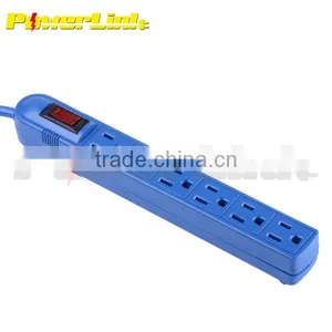 H80135 UL/CUL 6 Outlet Power Strip With Surge Protectors / Power Bar / Power Sockets thumbnail-1