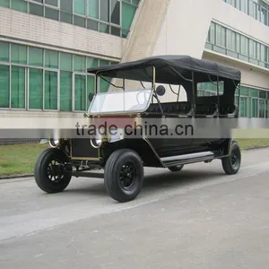 Antique Private 8 Seat Royal Sightseeing Resort Electric Passenger Golf Cart thumbnail-3