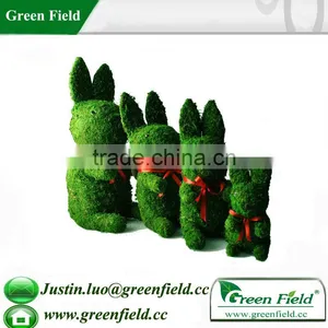 Wire Art Rabbit (Moss Animal) thumbnail-1