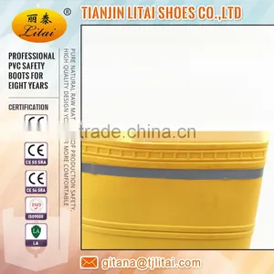 Reflective Stip Safety Boots,pvc Shoes for Oil Field,fire Control Area,colliery Industry thumbnail-5