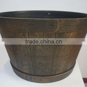 15" Wholesale Bulk Wooden Flower Pots thumbnail-2