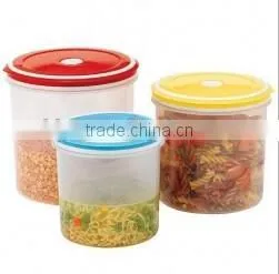 Custom Food Grade Round Plastic Containers With Lids thumbnail-1