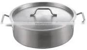 Two Handle Sauce Pan Saucepan Cooker Family Restaurant Hotel Usage Shot Body Stainless Steel Soup Pot With Lid thumbnail-4