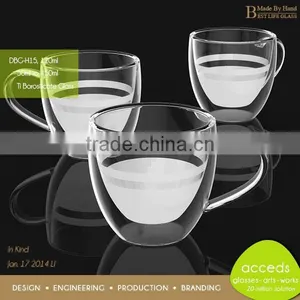 Promotional Borosilicate Glass Cup 150ml Milk Glass Cup thumbnail-6