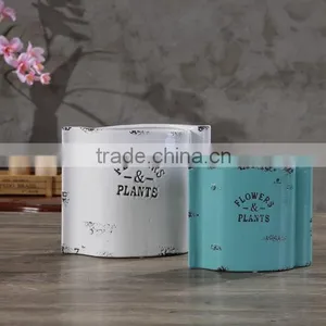 Hot Sale Colorful Archaistic Garden Stoneware/ceramic Flower Plants/flower Pot thumbnail-4