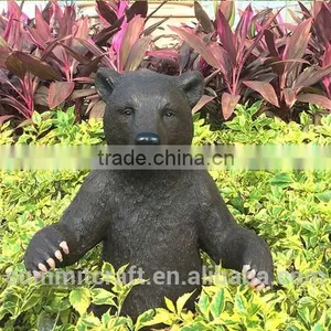 Polyresin Fiberglass Decorative Outdoor Life Size Bear Statue thumbnail-2