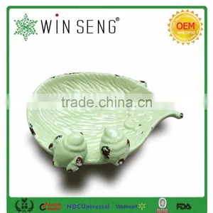 Hedgehog Shape Ceramic Cute Bird Feeder Plate thumbnail-2