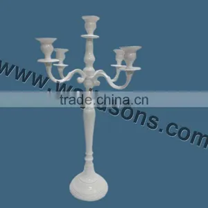 Hot!! Wedding White Candelabra on Sale , Decorative Tall Wedding Candelabra Centerpiece, thumbnail-1