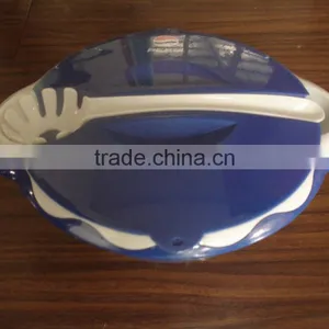 High Quality Food Grade Round Plastic Salad Bowl Set,4PCS Mixing Bowl thumbnail-5