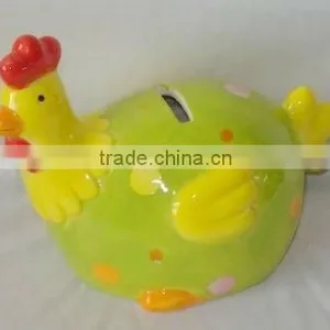Hot Sale Chicken Shape Ceramic Coin Bank & Ceramic Money Box thumbnail-1