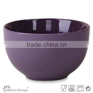 Two Tone Glazed Ceramic Rice Bowl Manufacturer thumbnail-3