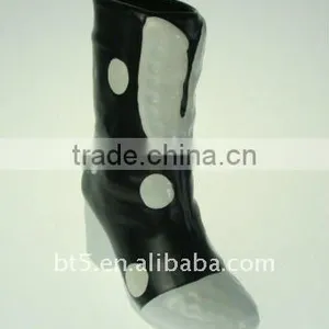Ceramic Flower Vase Boots Shape thumbnail-1