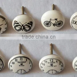 Unique Design Mix Pattern Hand Painted Dresser Knobs thumbnail-2