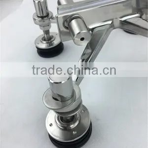 V Shape Glass Facade Spider Heavey Duty Glass Clamp thumbnail-5