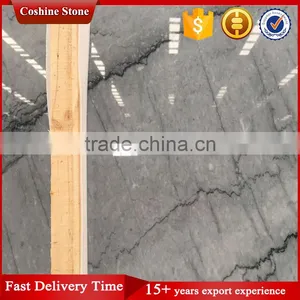 Nature Beautiful Grey and White Vein Marble, Bruce Grey Marble thumbnail-5