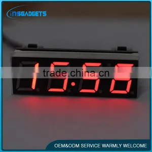 12V 24V Digital Car Thermometer With Clock thumbnail-3