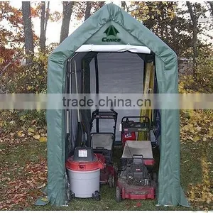 Peak Style Mini Storage Shelter . Car Tent thumbnail-2