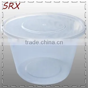 16oz Customized Disposable Clear Take Away Plastic Salad Bowl With Lid thumbnail-3