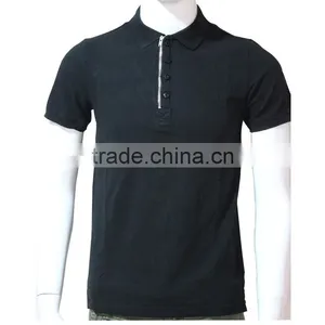 Wholesale Fashion Button Polo Shirt thumbnail-3