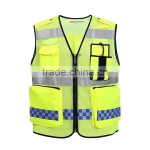 Traffic Safety Clothing Officer Outfit Police Uniforms Reflective Safety Jacket thumbnail-1