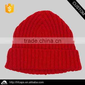 Custom Fashion 100% Acrylic Red Skullies thumbnail-1
