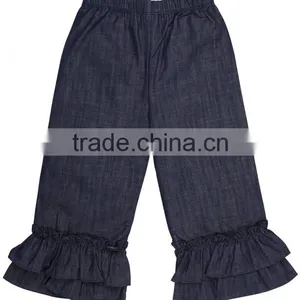 2017 New Arrival Boutique Girl Clothing Baby Clothes Kid Children Shorts Wholesale New Model Jeans Pants thumbnail-1