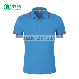 2017 New Fashion Customized Logo Dry Fit Breathable Blank Golf Polo Shirts for Men thumbnail-5