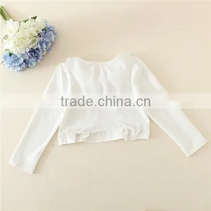 Girls Appliqued Cotton Wraps For Formal Dresses Accessories For Weddings Dresses Accessory Wraps In Stock thumbnail-4