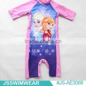Young Girl Fshion Cartoon Conjoined Swimwear thumbnail-1