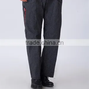 China Custom Made Good Quality Restaurant Work Uniform Chef Pants thumbnail-3