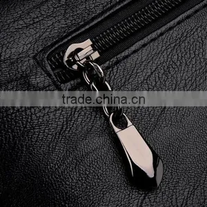 PU Leather Polyester Solid 82665 Small Shoulder Bag thumbnail-6