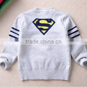 New 2016 Hot Autumn Children Sweater Boys Knitting Cotton Sweater Cardigans thumbnail-3