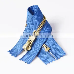 5# Close End Brass Metal Zippers thumbnail-1
