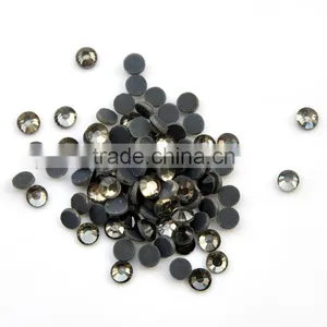 Wholesale Hot Fix Glass Crystal,Hot Fix Rhinestones Rose & Flatback in Black Diamond Rhinestine thumbnail-1