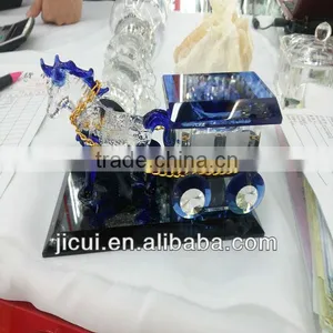 Crystal Horse Cart Perfume Bottle thumbnail-1