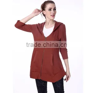 Latest Design Summer Women Fashion v Neck Coats Wholesale thumbnail-1